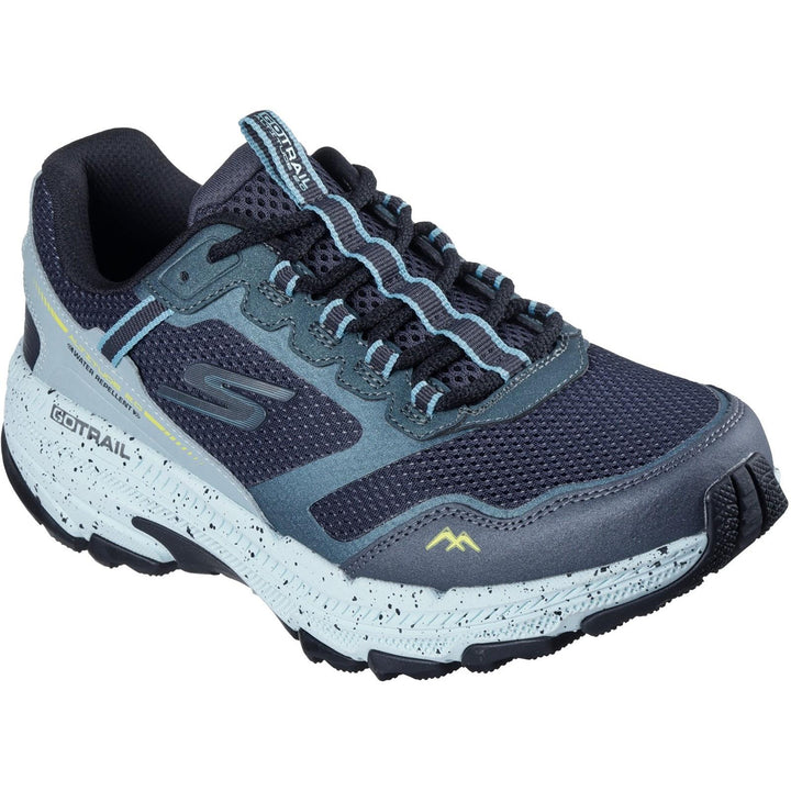 Women's Wide Fit Skechers 129525 Gorun Trail Altitude 2.0 Ravine Trainers in Navy/Aqua - Image 1