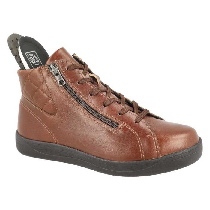 Women's Wide Fit DB Levisham Boots in Black Leather - Image 1