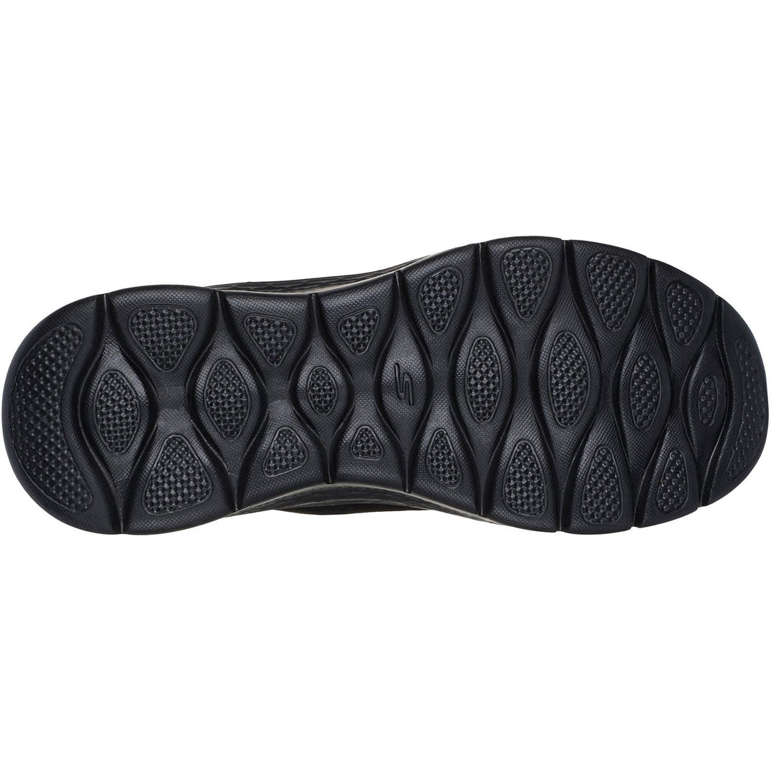 Women's Wide Fit Skechers 124837 Slip-ins Go Walk Flex Mali Trainers in Black - Image 13