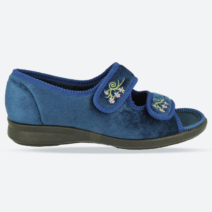 Pantuflas DB Ace 2 de ajuste ancho para mujer in Negro - Image 1
