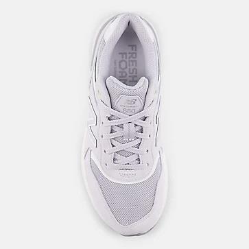Women's Wide Fit New Balance WW880BA7 Walking/Running Trainers in Pearl/Grey - Image 5