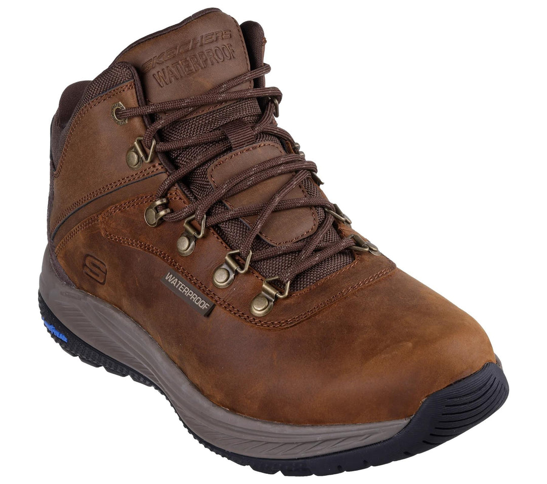 Men's Wide Fit Skechers Slip-ins 205285 Fit Meroe Pikeman Waterproof Trainers in Black - Image 8