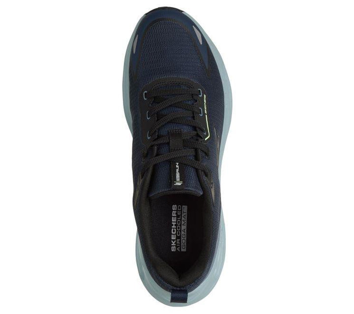 Men's Wide Fit Skechers 220417 Max Cushioning Glide Step Tukker Trainers in Navy/Blue - Image 1