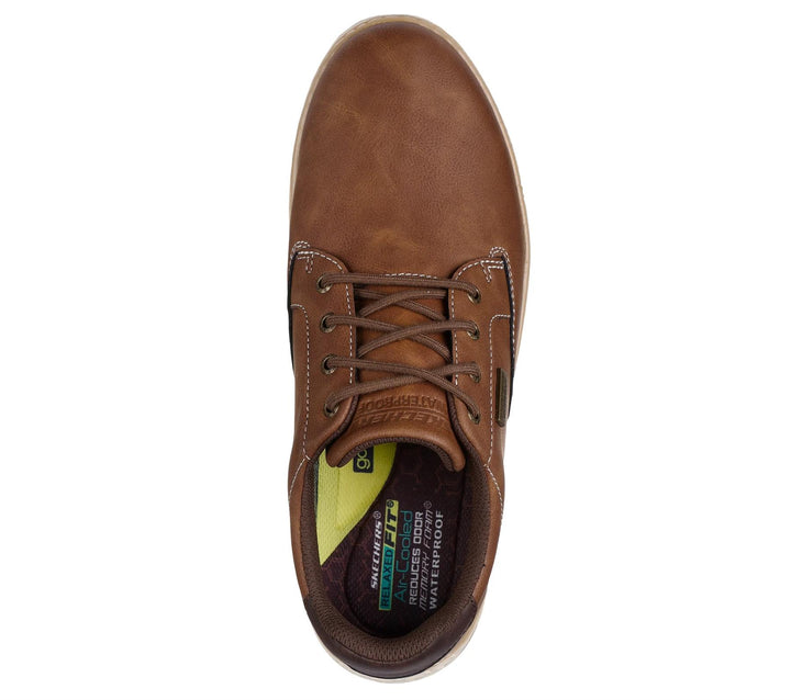 Men's Relaxed Fit Skechers 205234 Garlan Pryor Trainers Waterproof