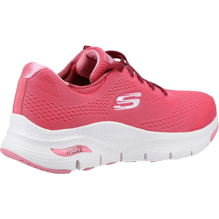 Skechers 149057 Wide Unny Outlook Sports Trainers Rose-4