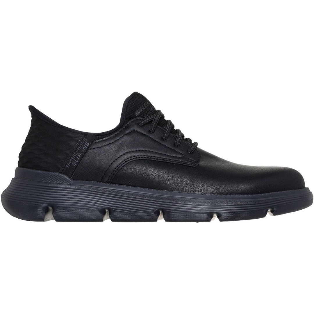 Men's Wide Fit Skechers 205278 Garza Carlyn Trainers in Black - Image 2