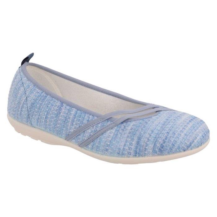 Women's Wide Fit DB Foxtail Canvas in Black Canvas - Image 1