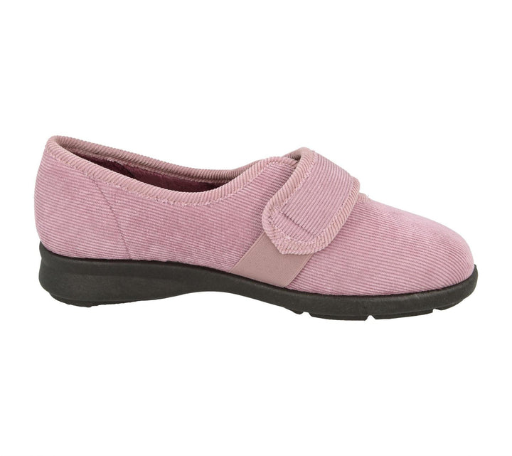 Pantuflas DB Dallas de ajuste ancho para mujer in Azul vaquero - Image 1