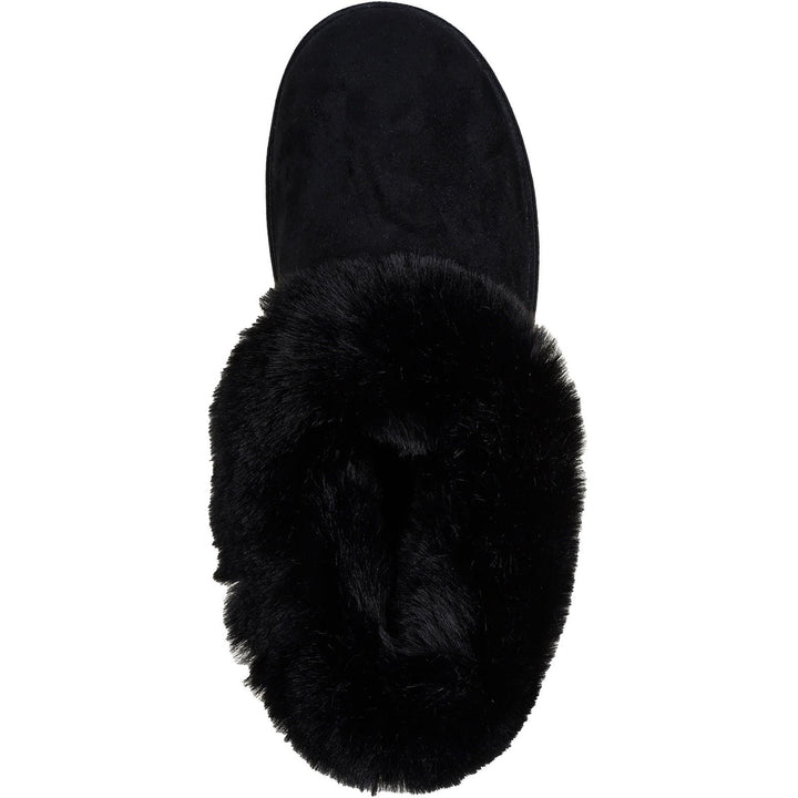 Women's Wide Fit Skechers 169012 Cozy Campfire Winter Nights Slippers in Black - Image 1