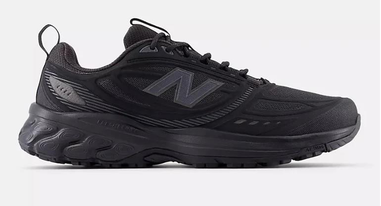 Womens Wide Fit New Balance M4105FS Fresh Foam Trainers - Black in Black - Image 2