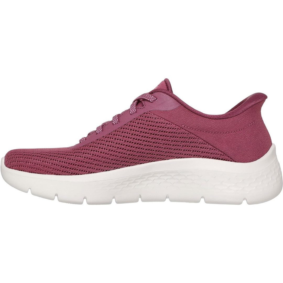 Women's Wide Fit Skechers 125516 Slip-ins Go Walk Flex Carla Trainers in Black - Image 8