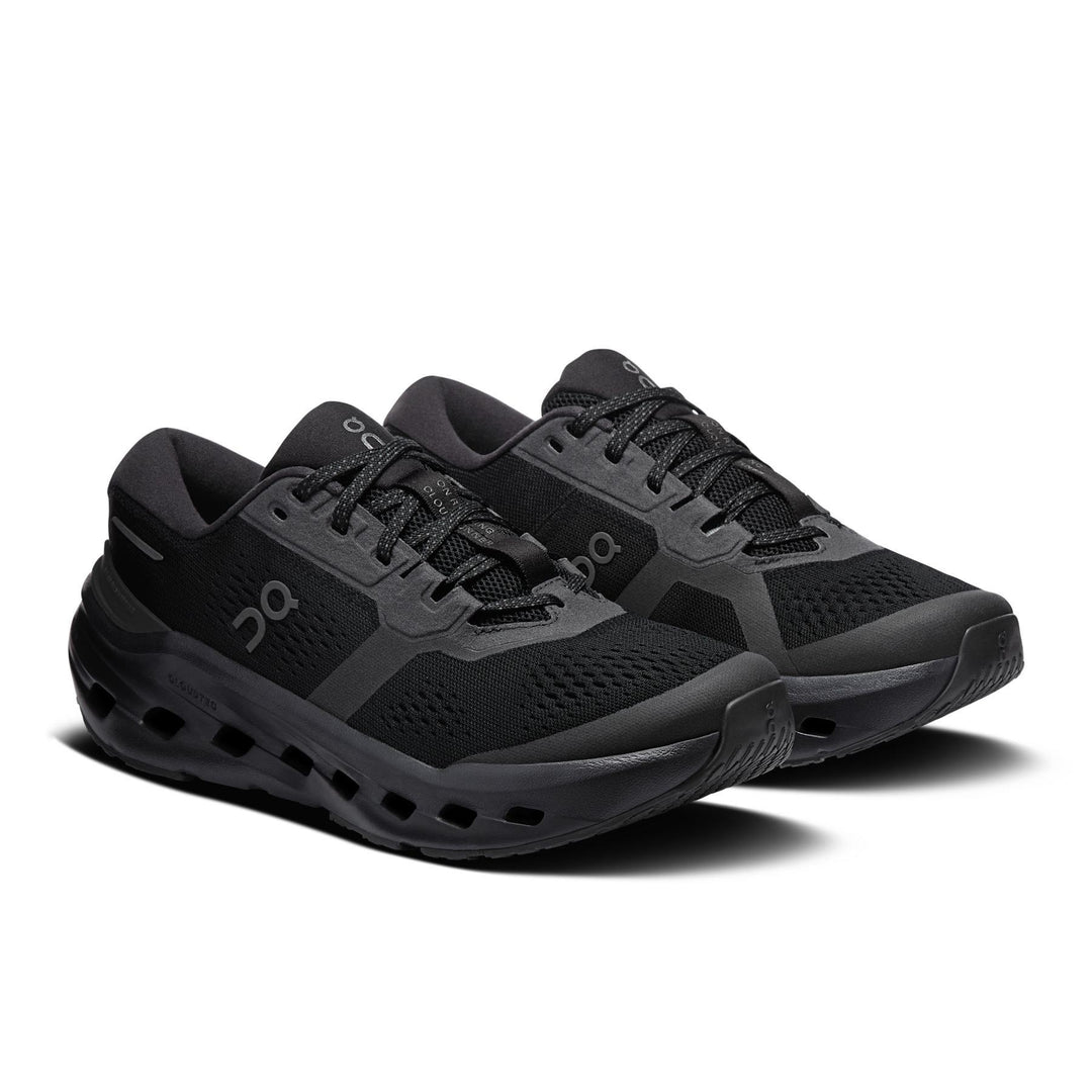 Men's Wide Fit On Cloudrunner 3 Wide Trainers in Black/Black - Image 3