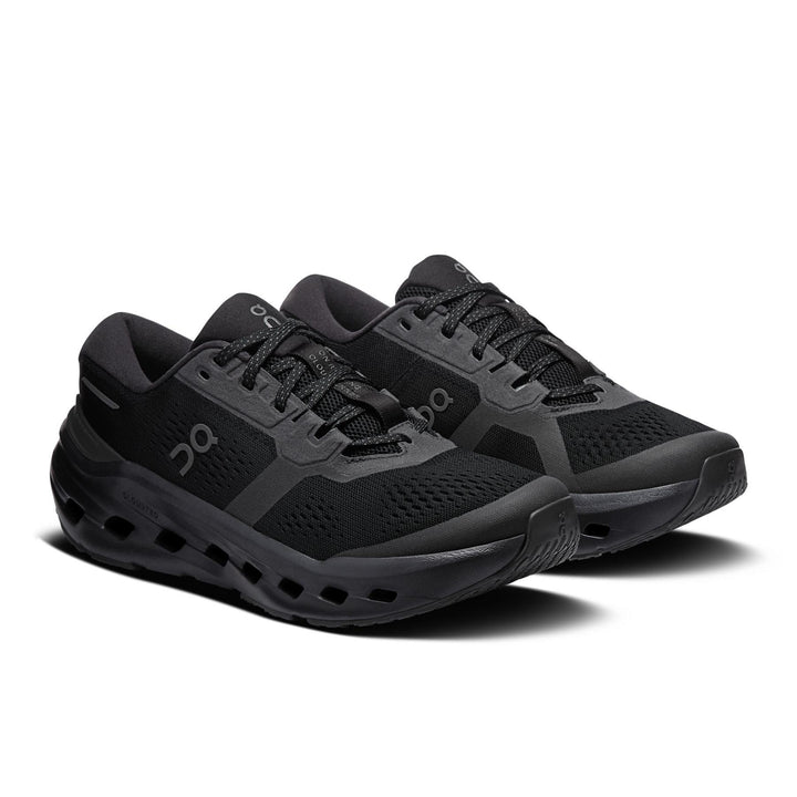 Men's Wide Fit On Cloudrunner 3 Wide Trainers in Black/Black - Image 1