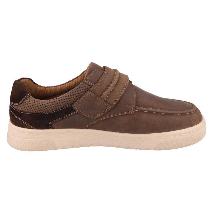 Men's Wide Fit DB Ethan Shoes in Denim Nubuck - Image 1