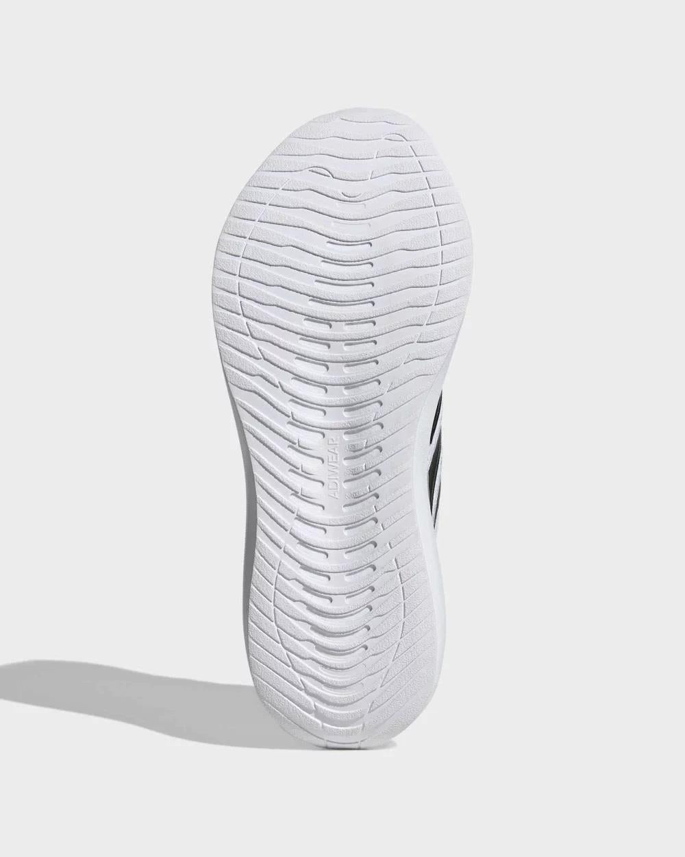Men's Wide Fit Adidas Runfalcon 6 IH1814 Walking/Running Trainers in White/Black - Image 9