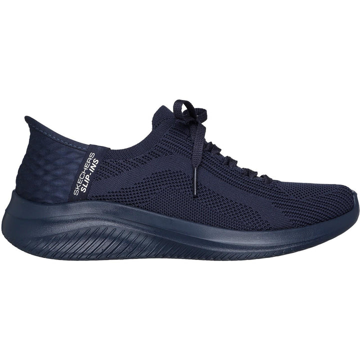 Women's Wide Fit Skechers 150447 Slip-ins Ultra Flex 3.0 Pure Color Trainers in Dark Navy - Image 1