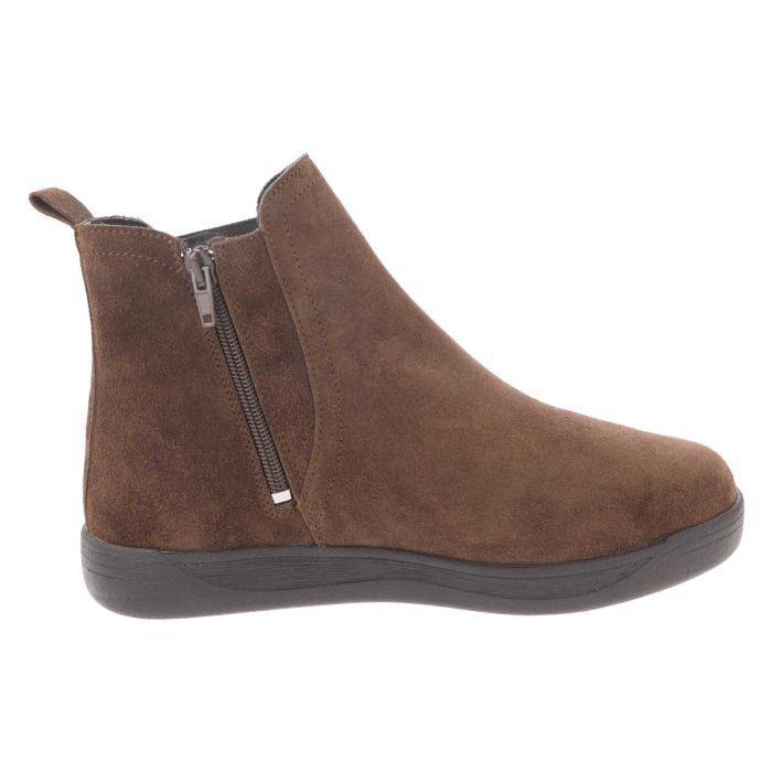 Women's Wide Fit DB Caitlin Boots in Brown Suede - Image 1