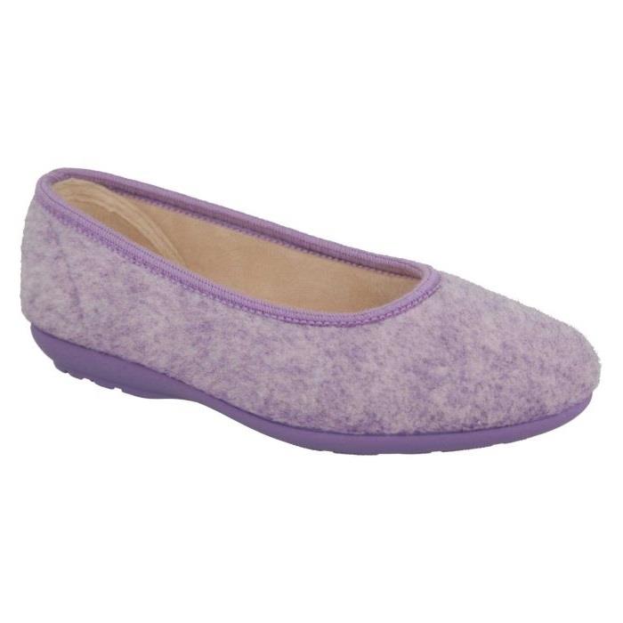 Women's Wide Fit DB Luella Pump Slippers in Mint Green Felt - Image 11