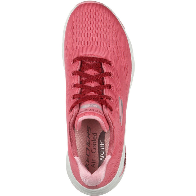 Skechers 149057 Wide Unny Outlook Sports Trainers Rose-6