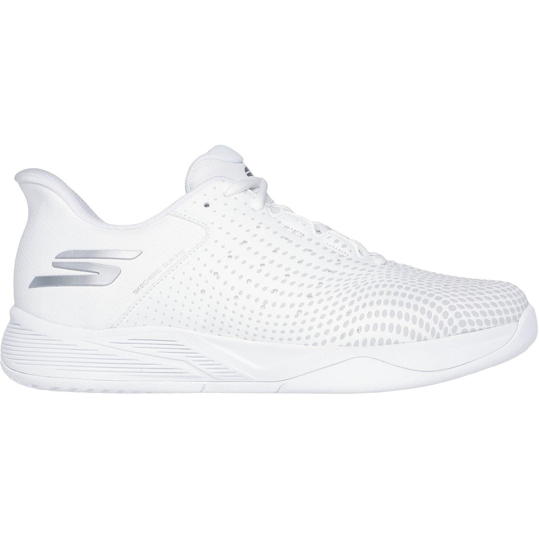 Men's Relaxed Fit Skechers Slip-Ins 172101 Viper Court Reload Trainers in White - Image 2