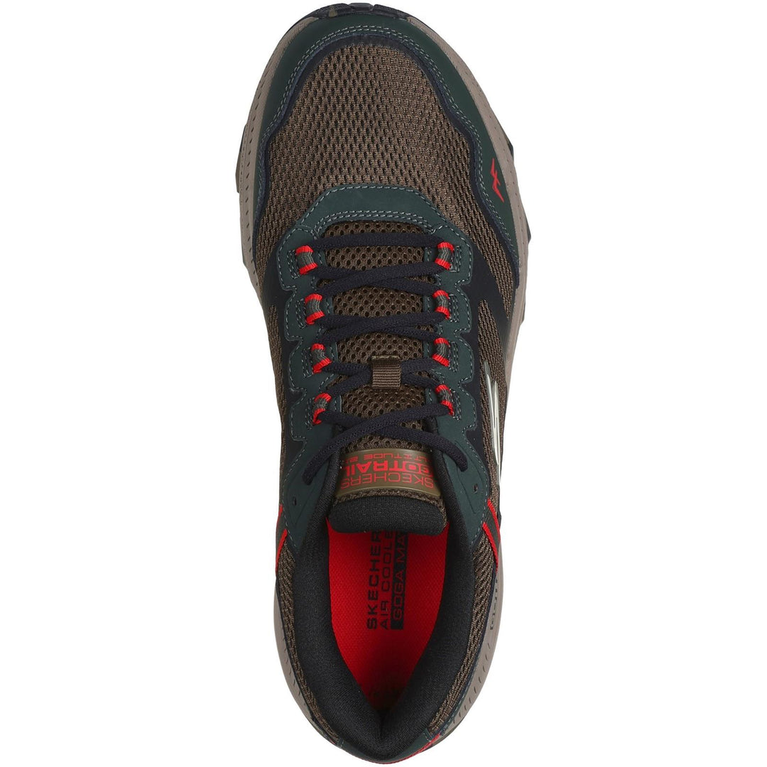 Men's Wide Fit Skechers 220754 Go Run Trail Altitude 2.0 Trainers in Olive/Black - Image 5