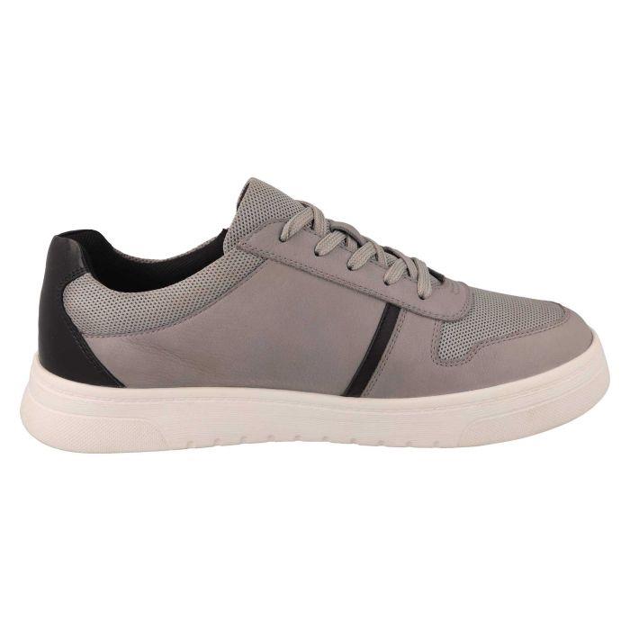 Men's Wide Fit DB Noah Shoes in Navy Leather / Navy Mesh - Image 1