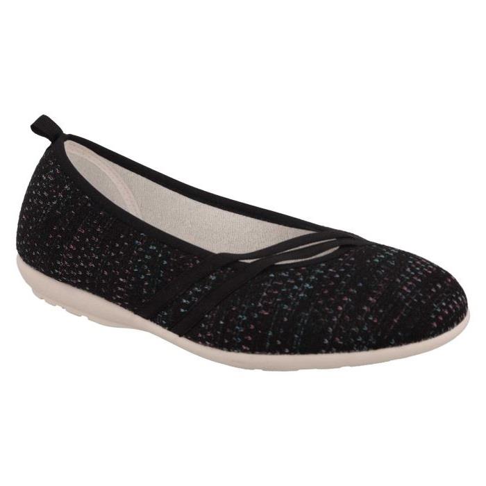 Women's Wide Fit DB Foxtail Canvas in Black Canvas - Image 3