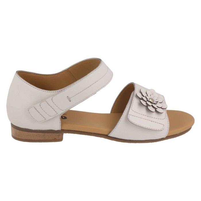 Women's Wide Fit DB Peony Sandals in Black Leather - Image 1