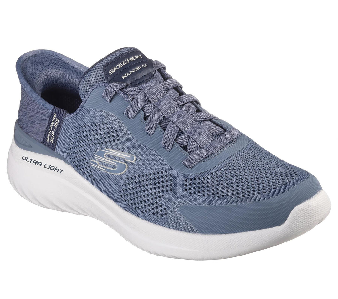 Men's Wide Fit Skechers Slip-ins 232459 Bounder 2.0 Emerged Trainers in Slate - Image 4