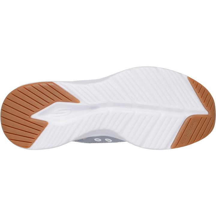 Women's Wide Fit Skechers 150404 Slip-ins Contour Foam Cozy Fit Trainers in White/Lavender - Image 1