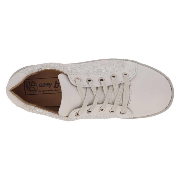 Women's Wide Fit DB Campion Shoes in Navy Leather / Textile - Image 1