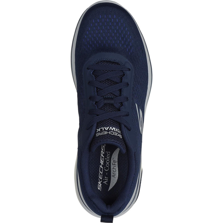 Men's Wide Fit Skechers 216516 Go Walk Arch Fit 2.0 Idyllic 2 Trainers in Navy - Image 1