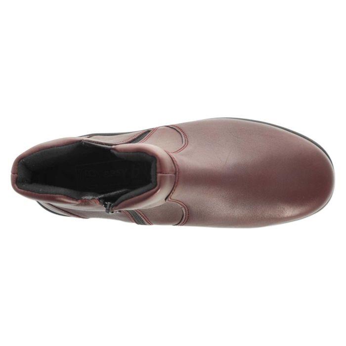 Women's Wide Fit DB Daylily Boots in Black Leather - Image 1