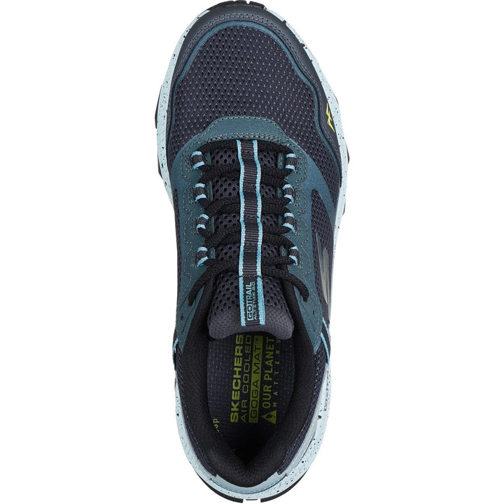 Women's Wide Fit Skechers 129525 Gorun Trail Altitude 2.0 Ravine Trainers in Navy/Aqua - Image 1