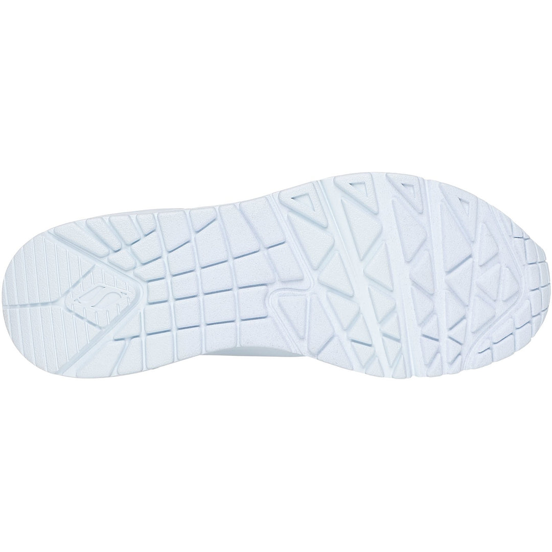 Zapatillas de deporte Skechers 73690 Uno - Stand On Air para mujer, de corte ancho, para caminar y andar por la calle, color blanco roto