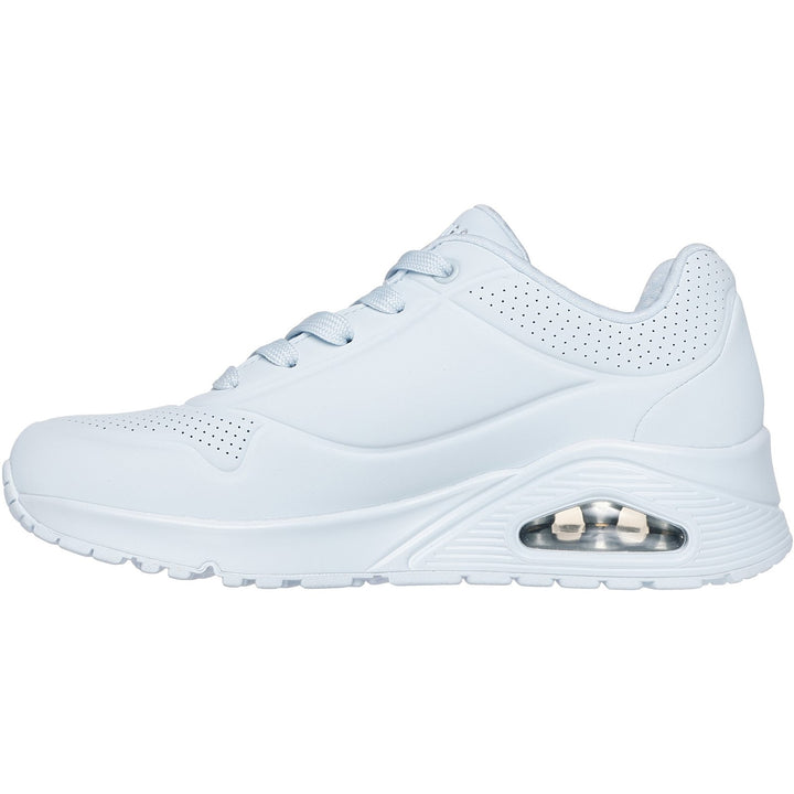 Zapatillas de deporte Skechers 73690 Uno - Stand On Air para mujer, de corte ancho, para caminar y andar por la calle, color blanco roto