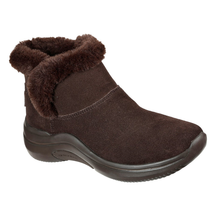 Women's Wide Fit Skechers 144250 On The Go Midtown So Plush Boots