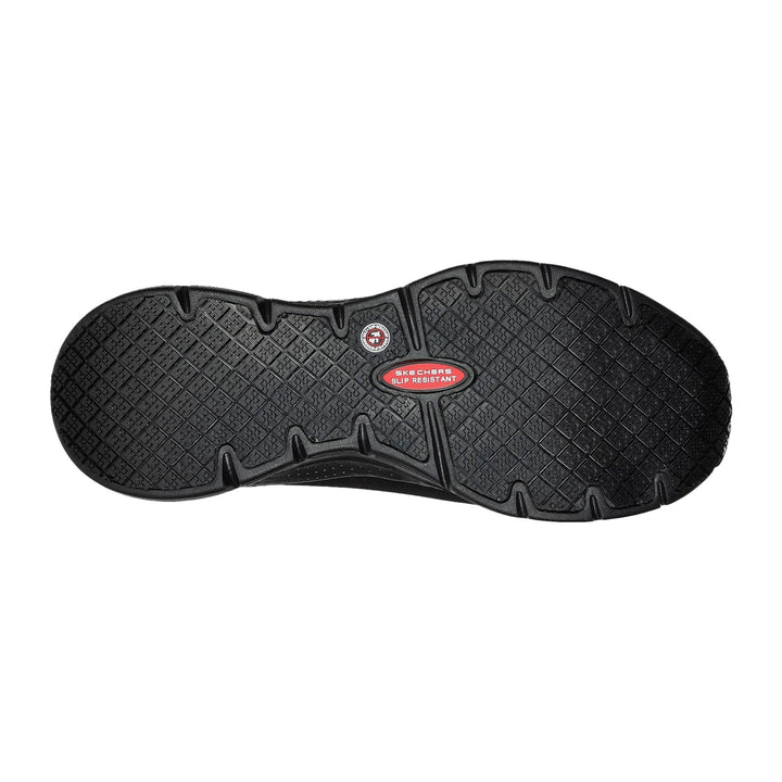 Zapatillas de seguridad Skechers 200086EC Arch Fit Ringstap de corte ancho para hombre in Black - Image 1