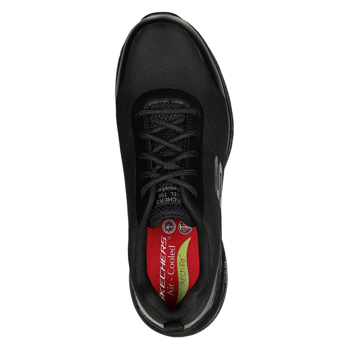 Zapatillas de seguridad Skechers 200086EC Arch Fit Ringstap de corte ancho para hombre in Black - Image 1
