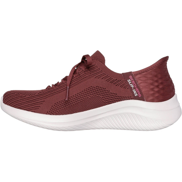 Women's Wide Fit Skechers Slip-ins 149710 Ultra Flex Brilliant Path Trainers in Black - Image 1