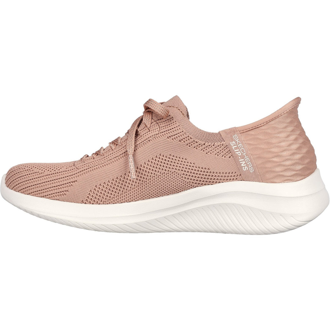 Women's Wide Fit Skechers Slip-ins 149710 Ultra Flex Brilliant Path Trainers in Black - Image 20