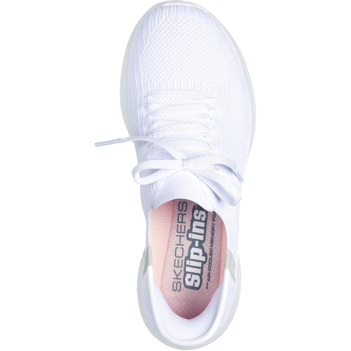 Women's Wide Fit Skechers Slip-ins 149710 Ultra Flex Brilliant Path Trainers in Black - Image 1
