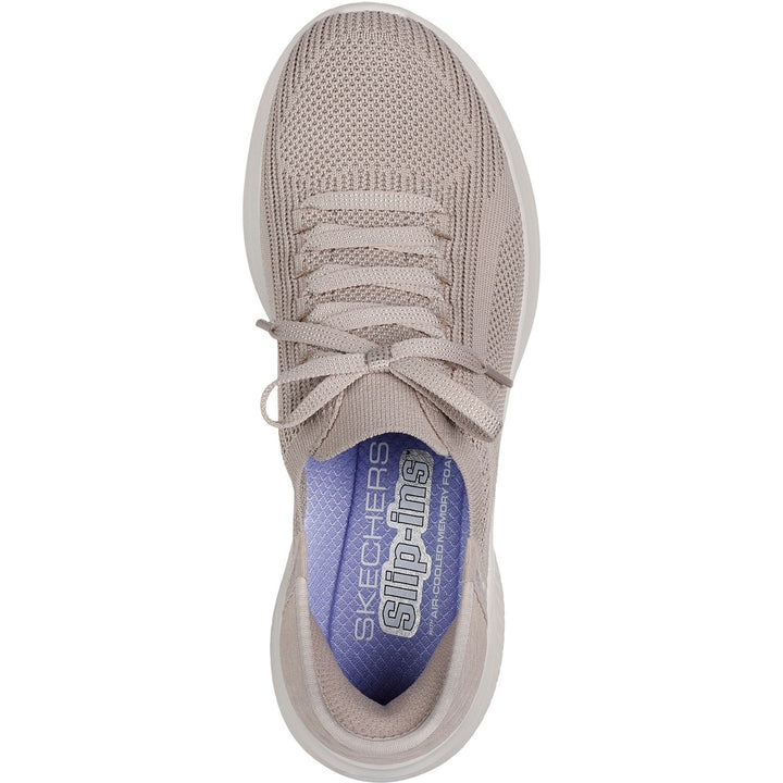 Women's Wide Fit Skechers Slip-ins 149710 Ultra Flex Brilliant Path Trainers in Black - Image 1