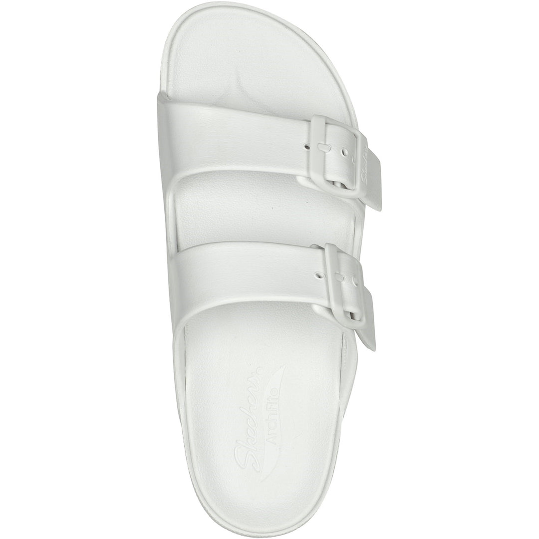 Women's Wide Fit Skechers 111590 Foamies Arch Fit Cali Breeze 2.0 Slippers