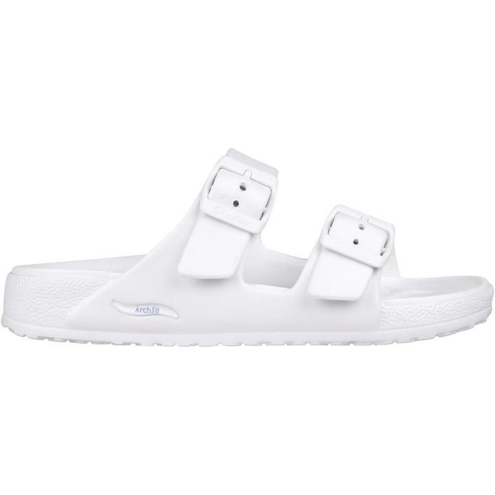 Women's Wide Fit Skechers 111590 Foamies Arch Fit Cali Breeze 2.0 Slippers