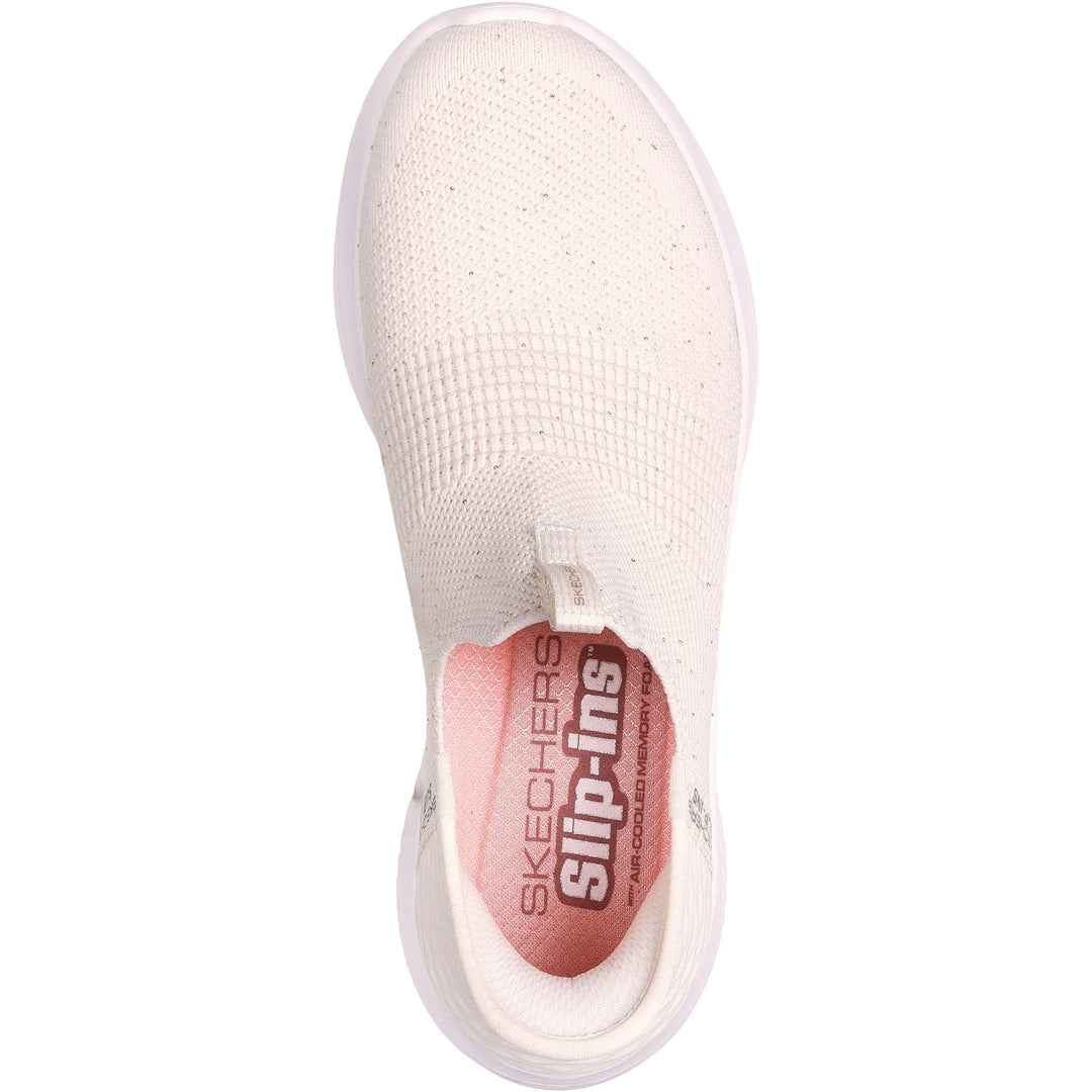 Zapatillas Skechers 149594 Slip-ins Ultra Flex 3.0 de corte ancho para mujer - Negro/Oro rosa in Negro/oro rosa - Image 10