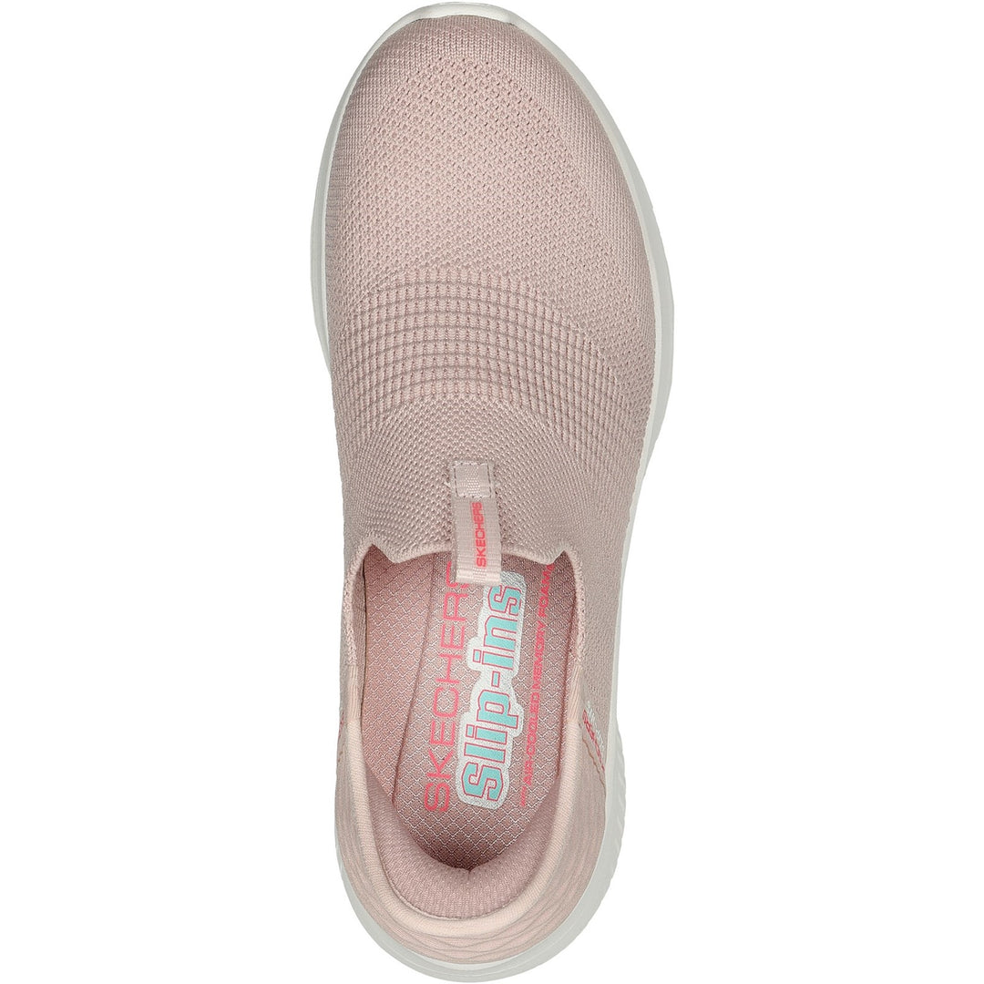 Zapatillas Skechers 149708 Slip-ins Ultra Flex 3.0 Cozy Streak de corte ancho para mujer in Negro - Image 10