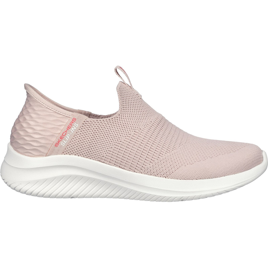 Zapatillas Skechers 149708 Slip-ins Ultra Flex 3.0 Cozy Streak de corte ancho para mujer in Negro - Image 7