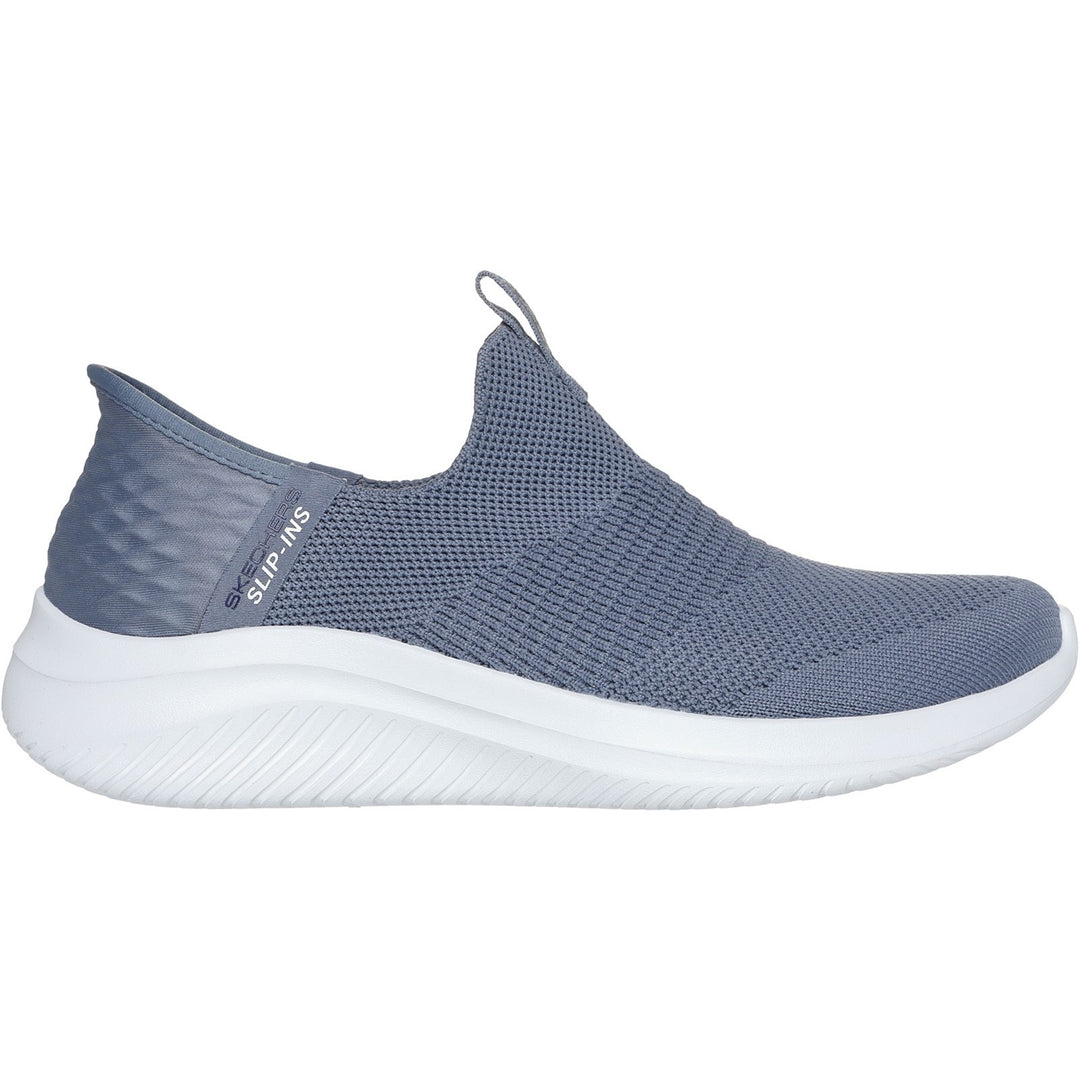 Zapatillas Skechers 149708 Slip-ins Ultra Flex 3.0 Cozy Streak de corte ancho para mujer in Negro - Image 12