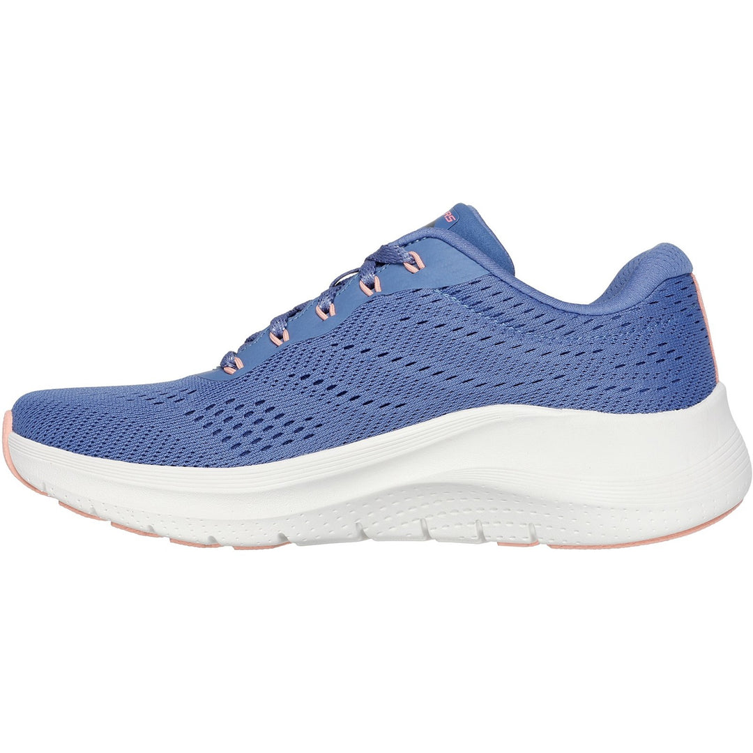 Womens Wide Fit Skechers 150051 2.0 Arch Fit Big League Trainers in Black/Black - Image 24